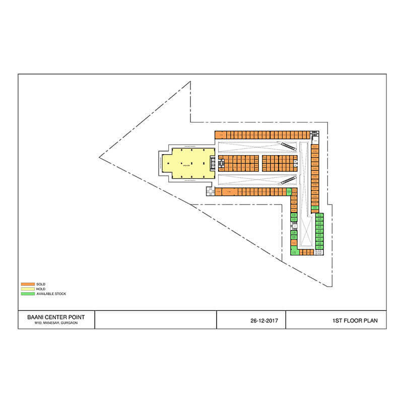 baani center point floor plan gurgaon