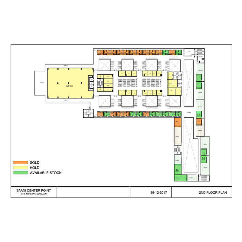 baani center point floor plan gurgaon