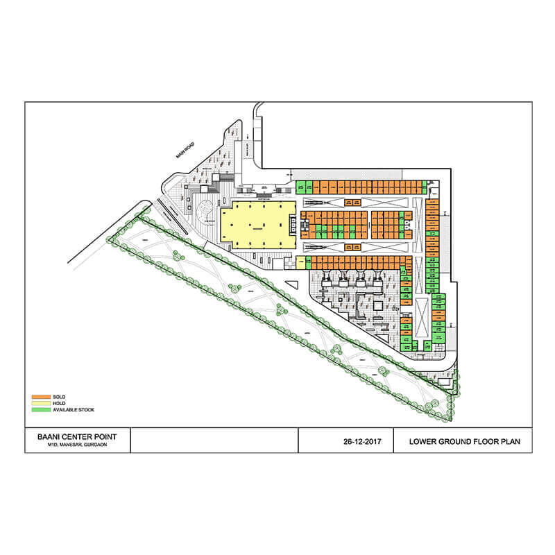 baani center point floor plan gurgaon