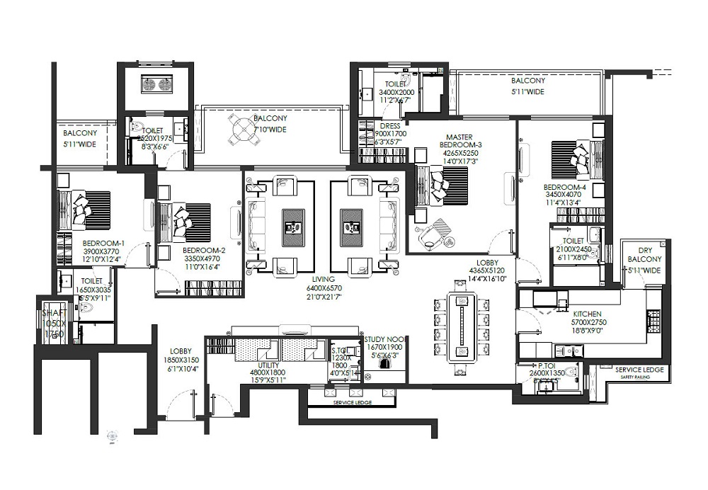 dlf the crest apartments floor plan gurgaon