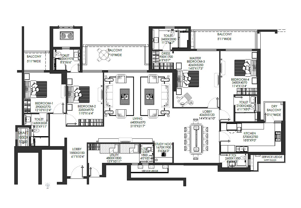 dlf the crest apartments floor plan gurgaon