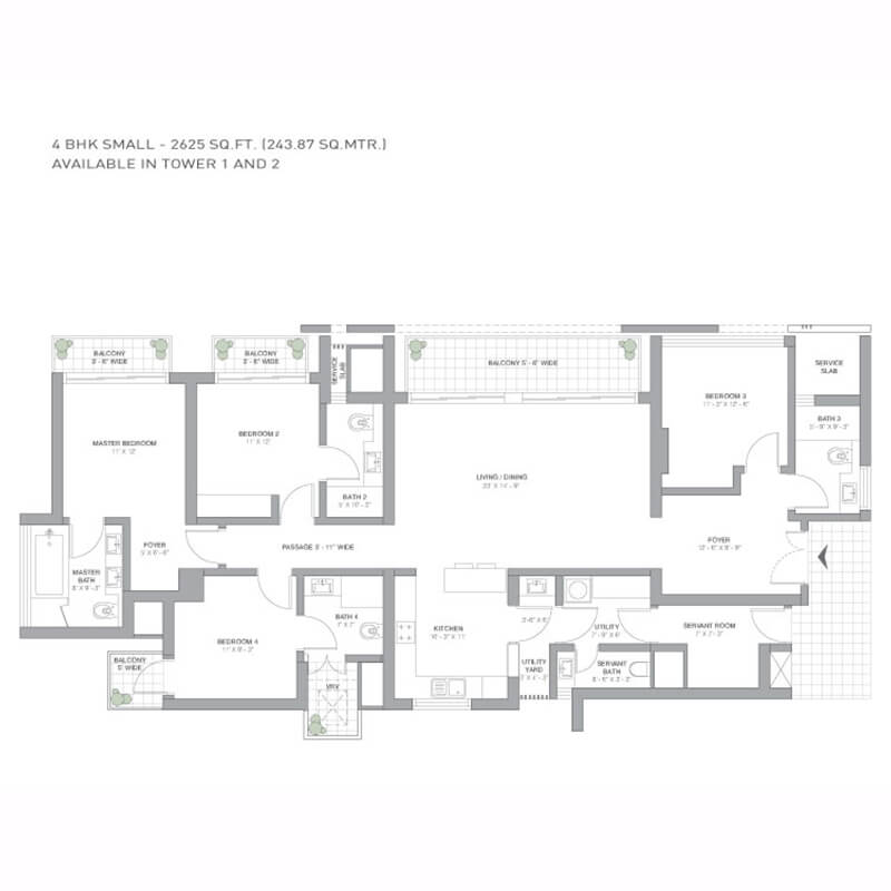 tata primanti floor plan