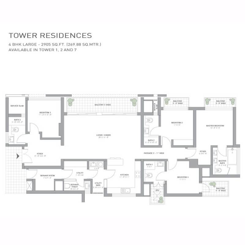 tata primanti floor plan