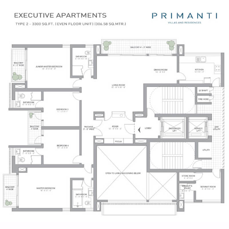 tata primanti floor plan