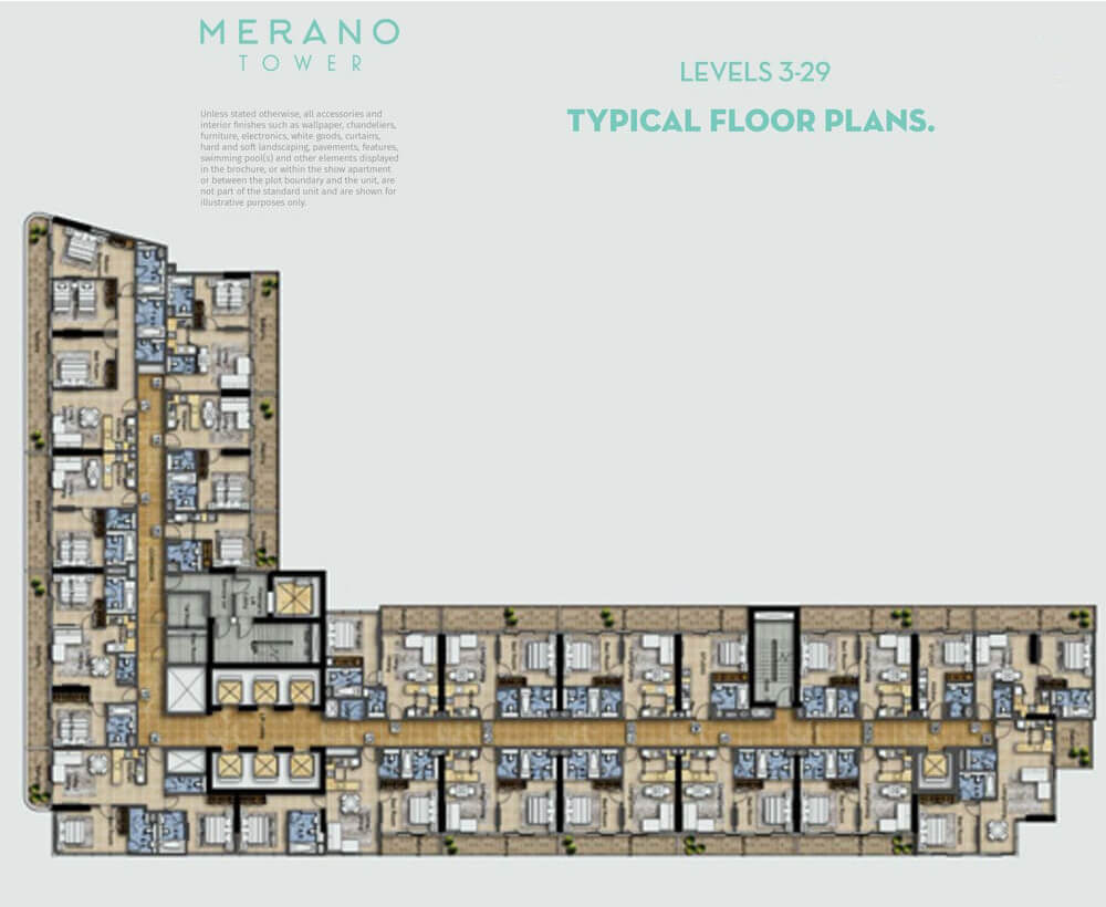 damac merano towers apartments price dubai uae