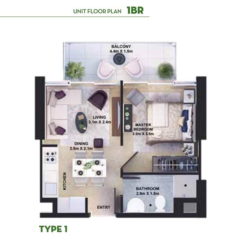 damac golf vita apartments price