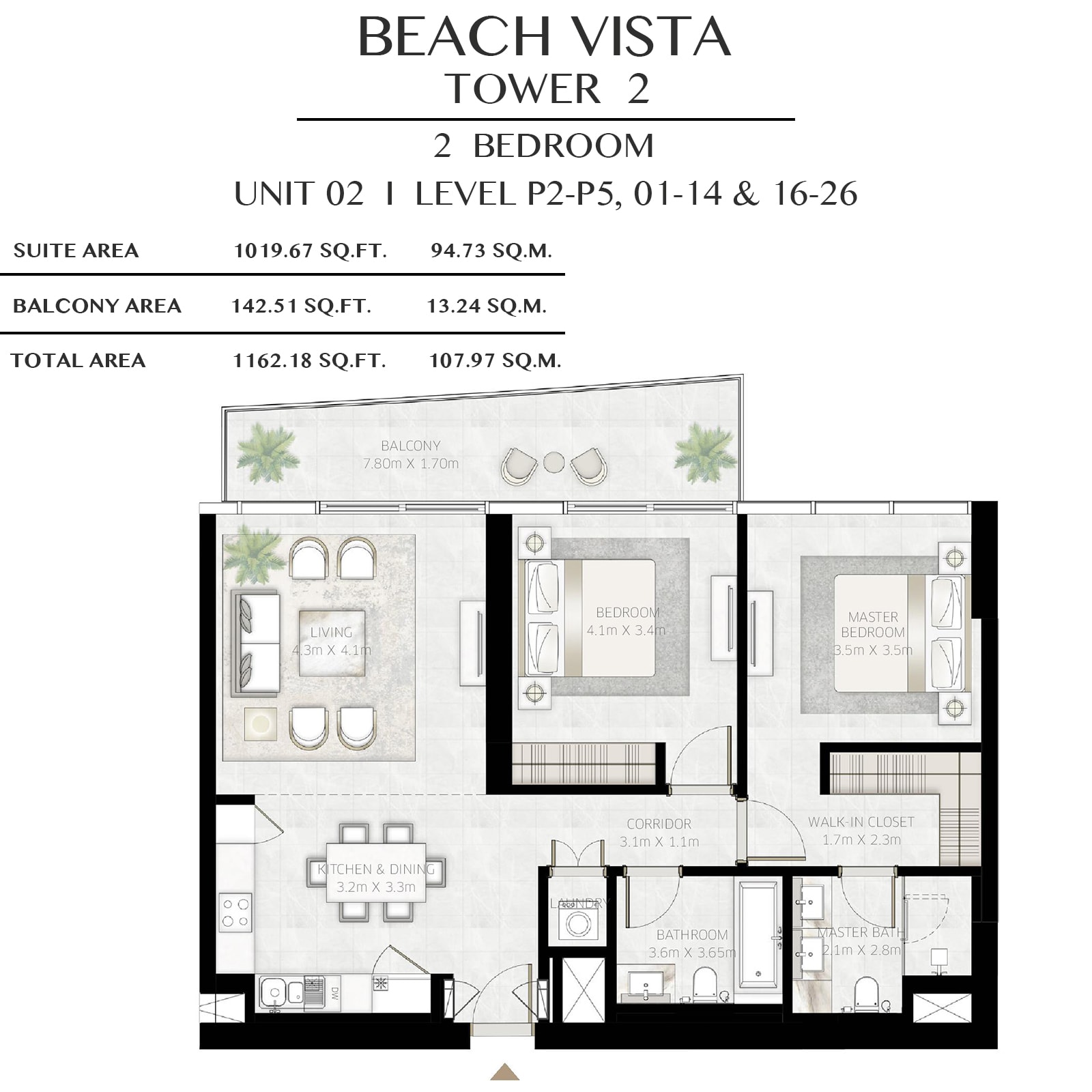 emaar beach vista apartments price dubai