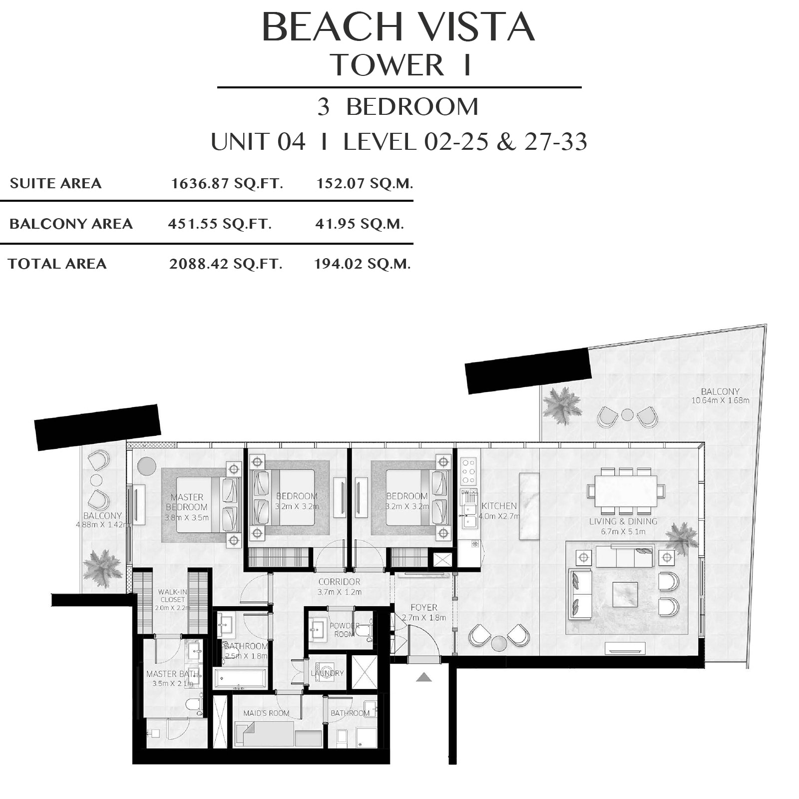 emaar beach vista apartments price dubai