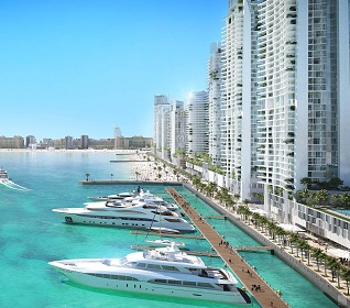 emaar beachfront beach vista harbour dubai uae 