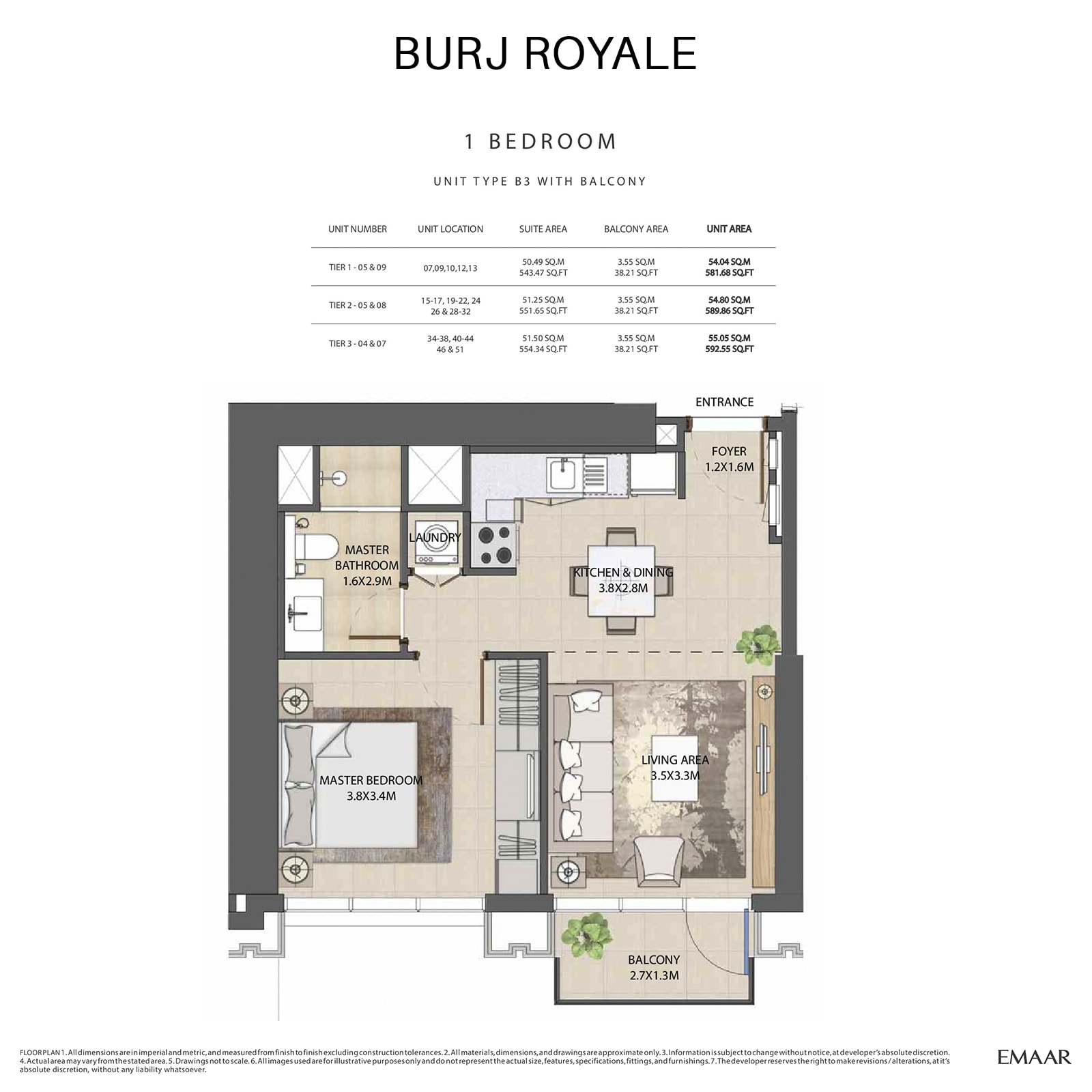 emaar burj royale apartments price dubai