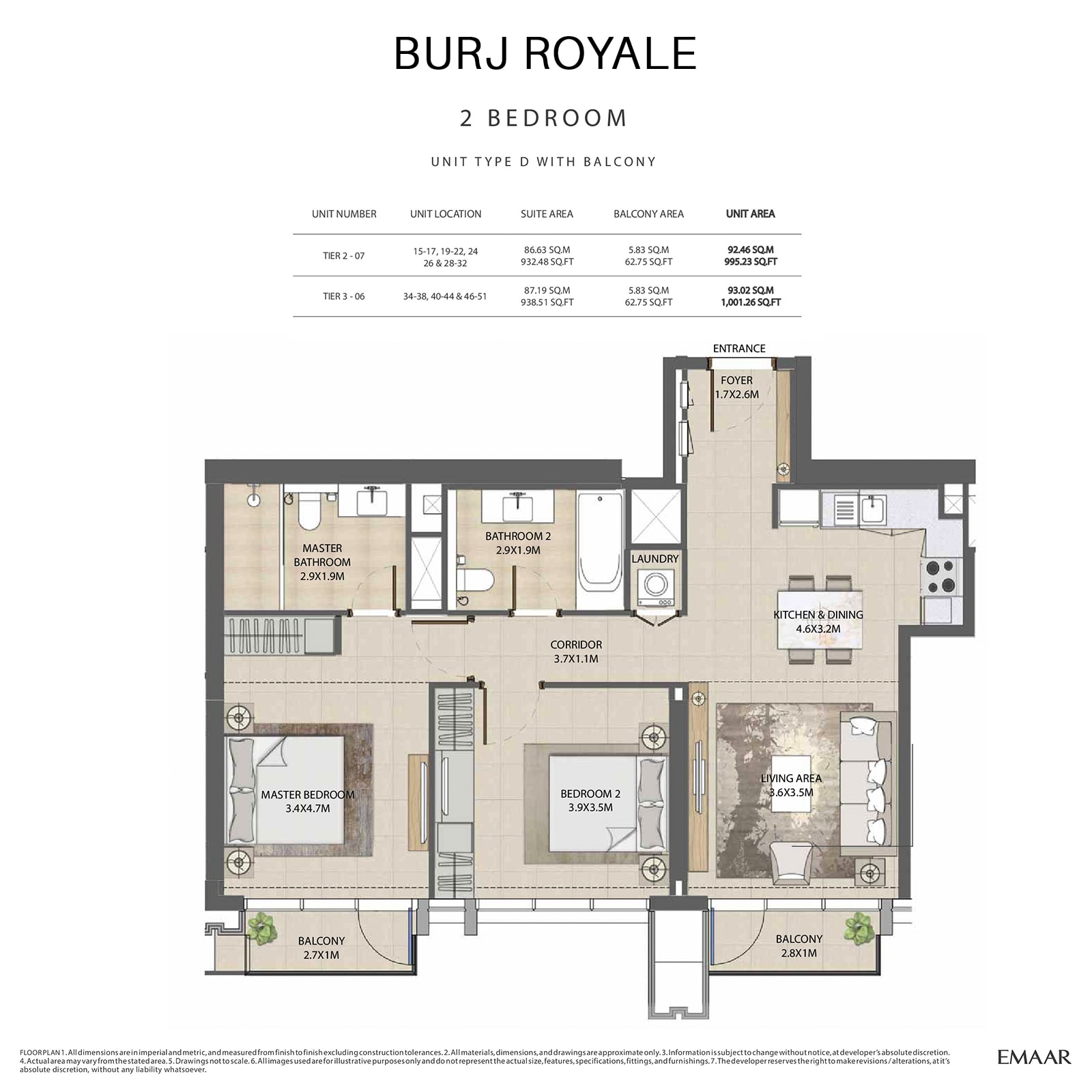 emaar burj royale apartments price dubai