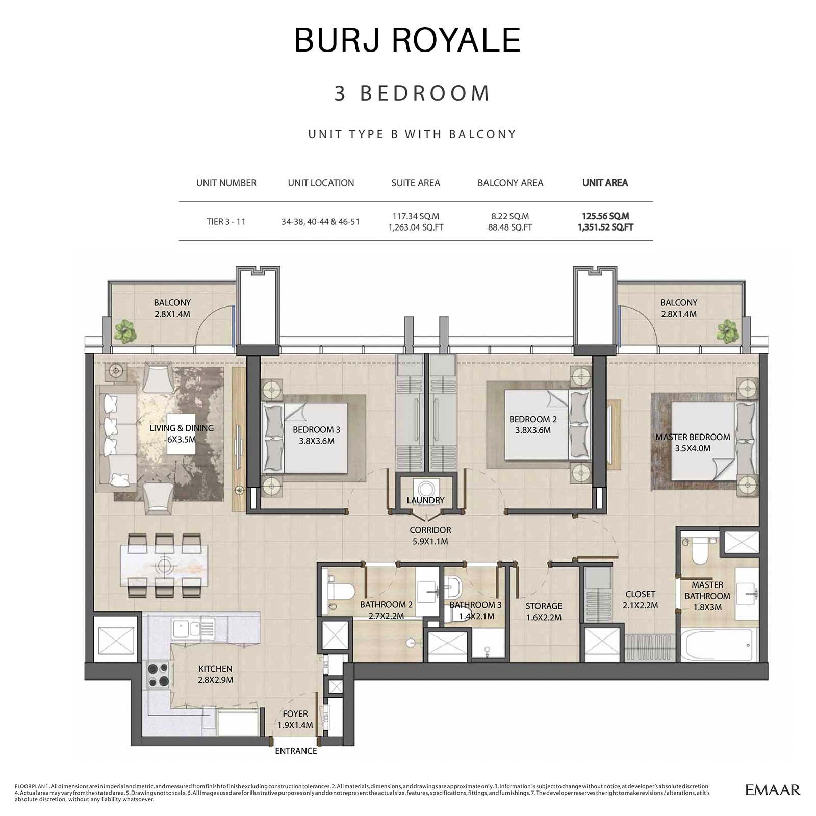emaar burj royale apartments price dubai