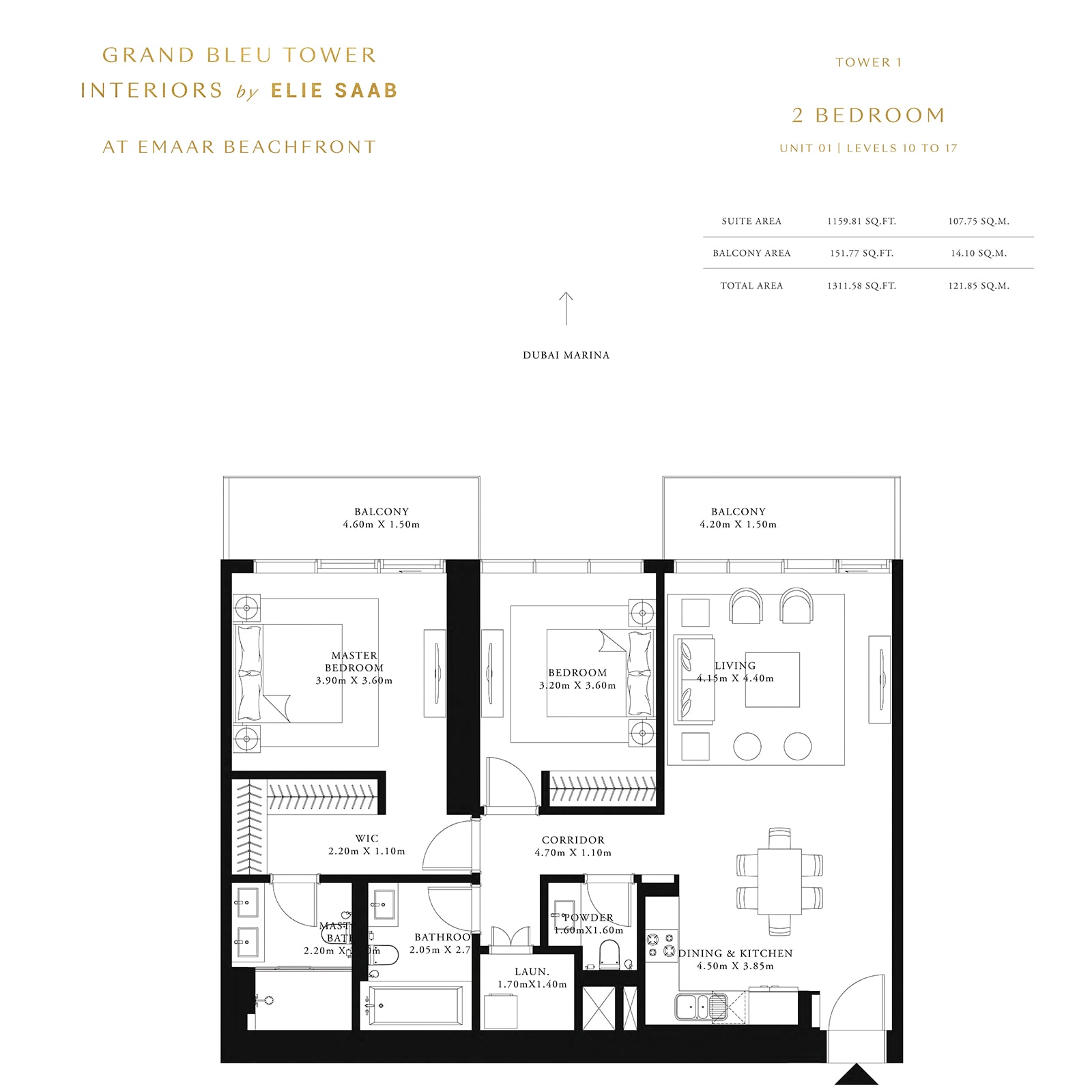 emaar grand bleu tower floor plan dubai