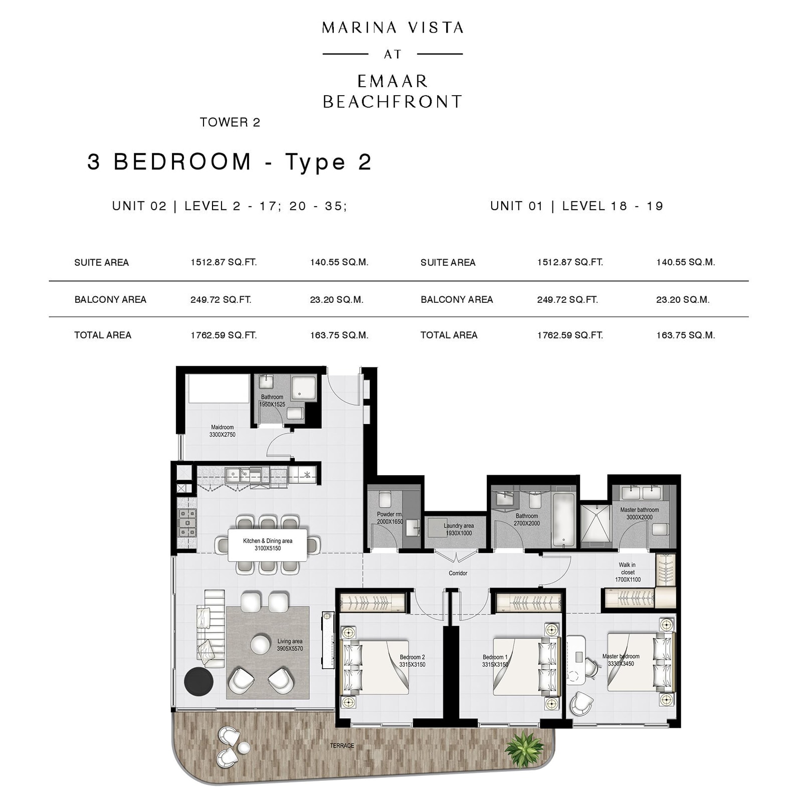 emaar Marina Vista apartments price dubai