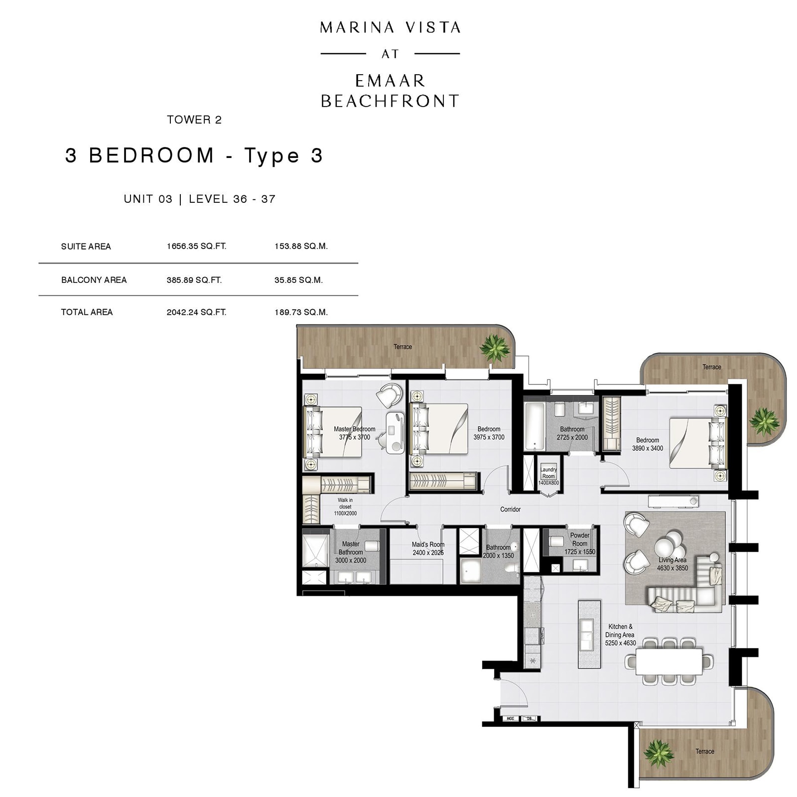 emaar Marina Vista apartments price dubai