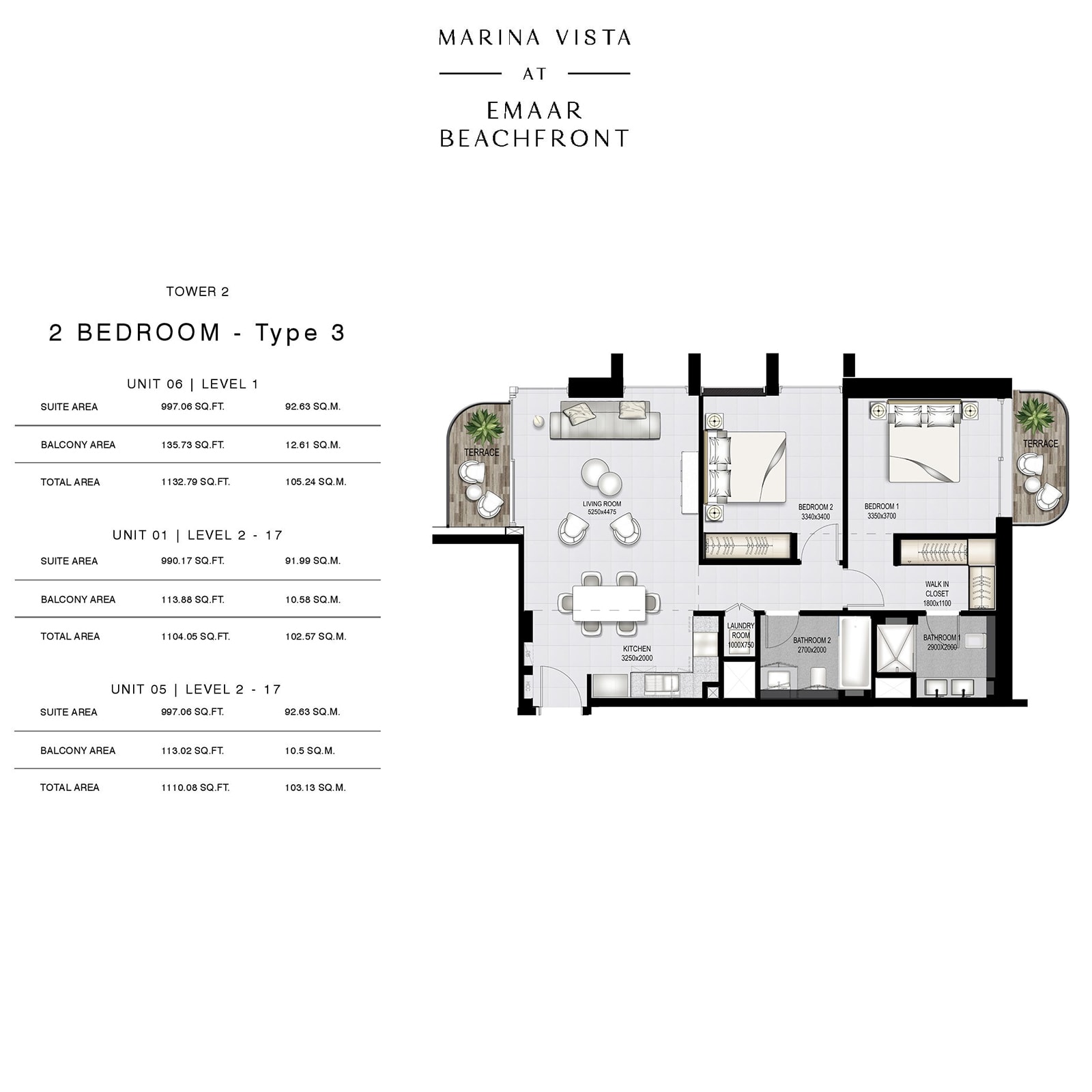 emaar Marina Vista apartments price dubai