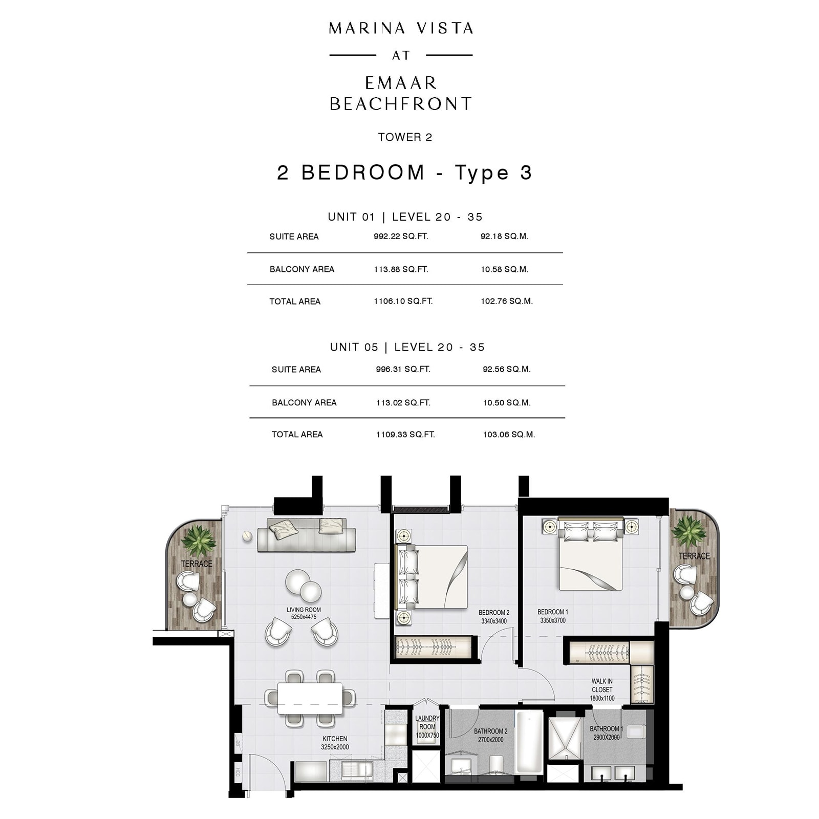 emaar Marina Vista apartments price dubai