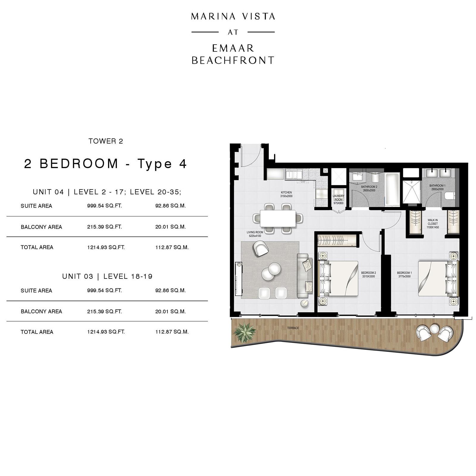 emaar Marina Vista apartments price dubai