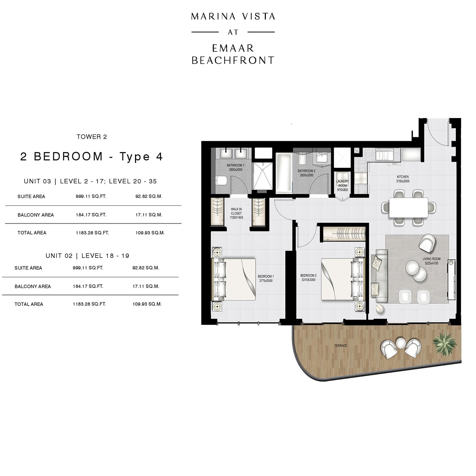 emaar Marina Vista apartments price dubai