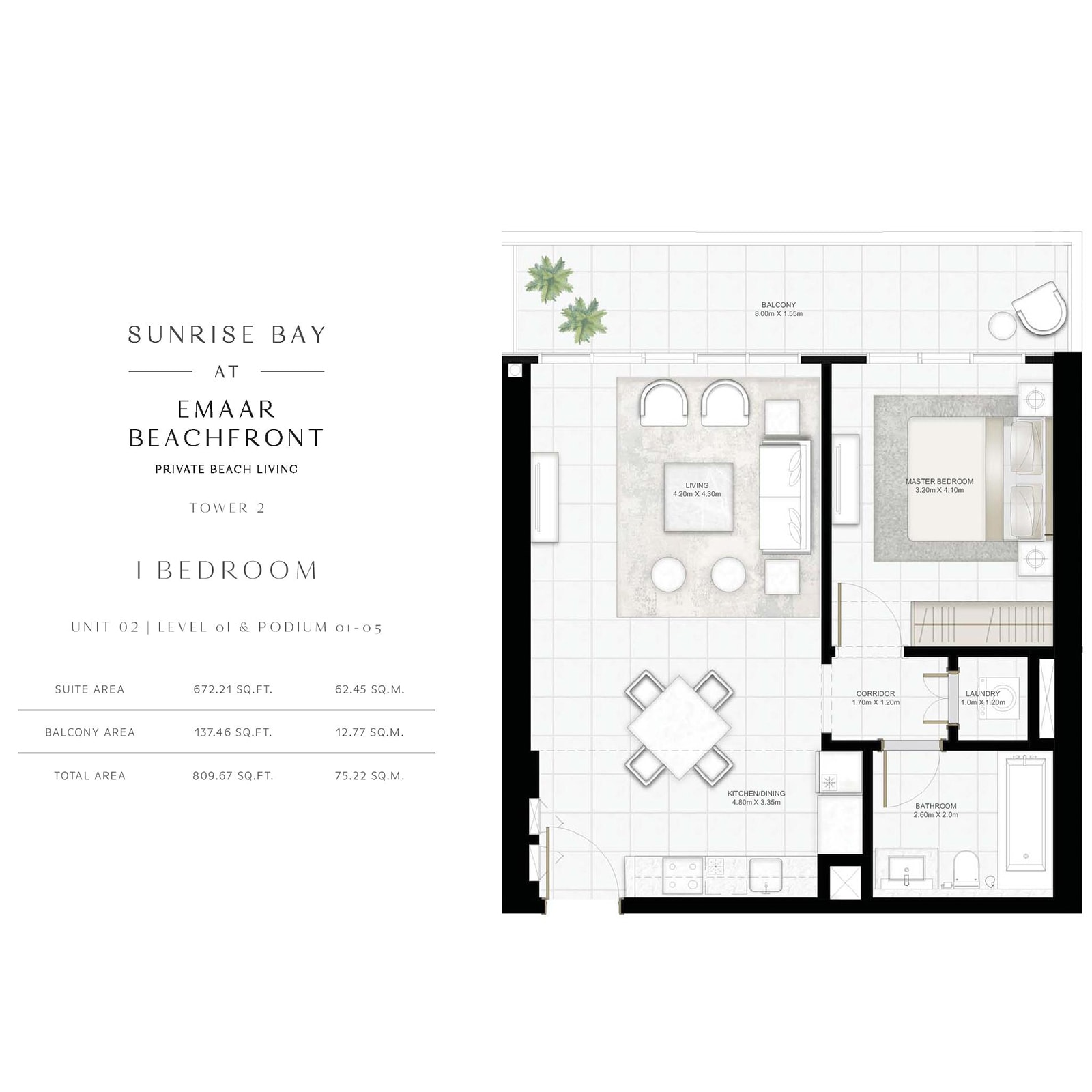 emaar Sunrise Bay apartments price dubai