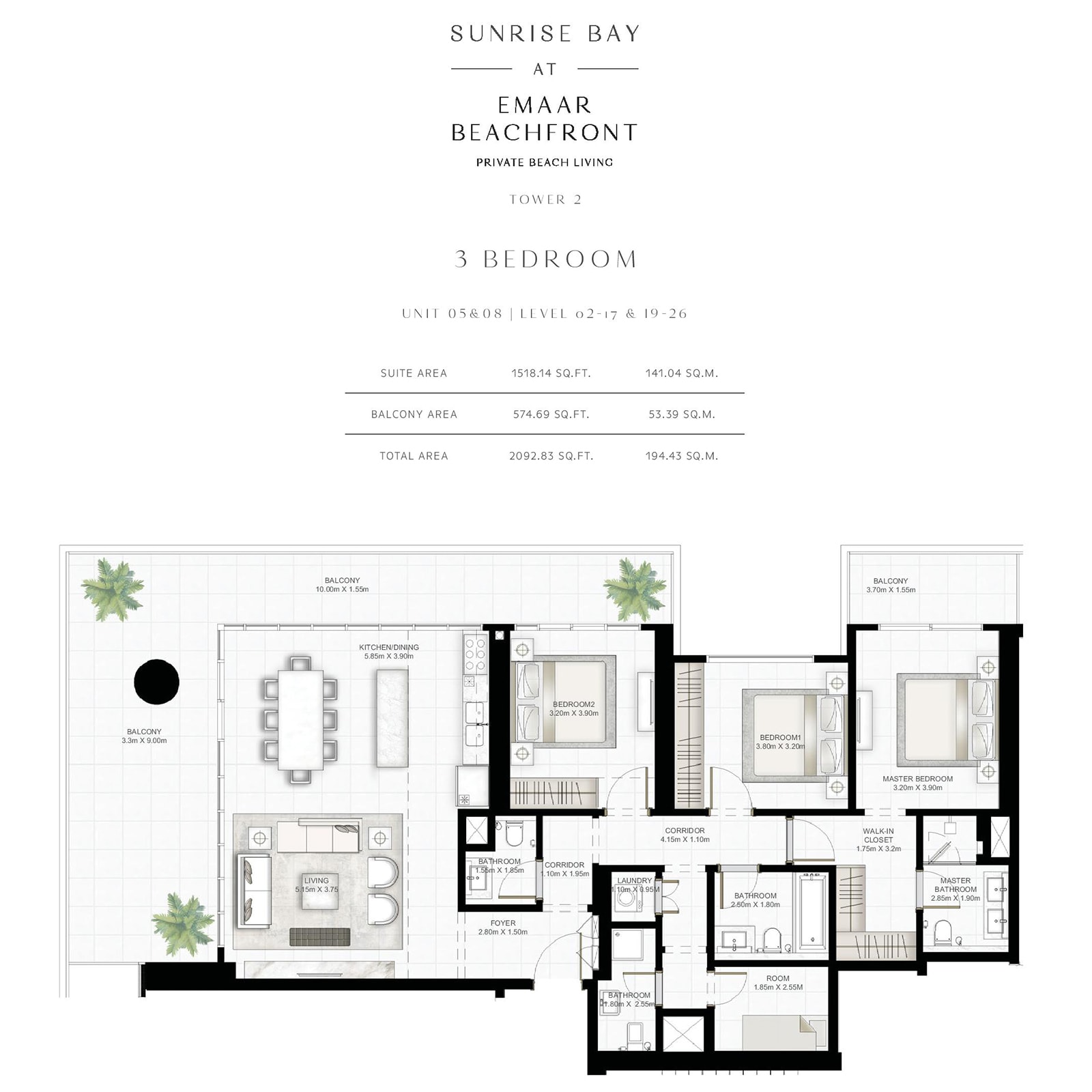 emaar Sunrise Bay apartments price dubai