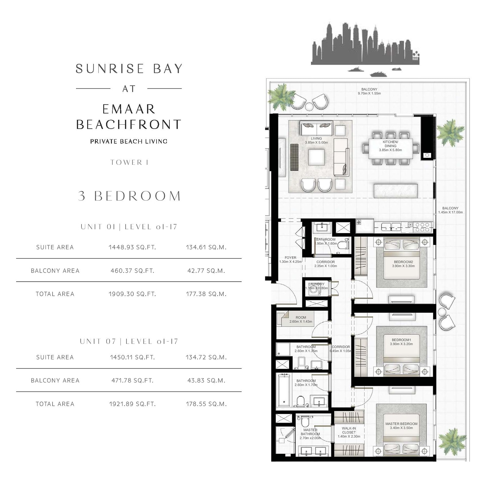 emaar Sunrise Bay apartments price dubai