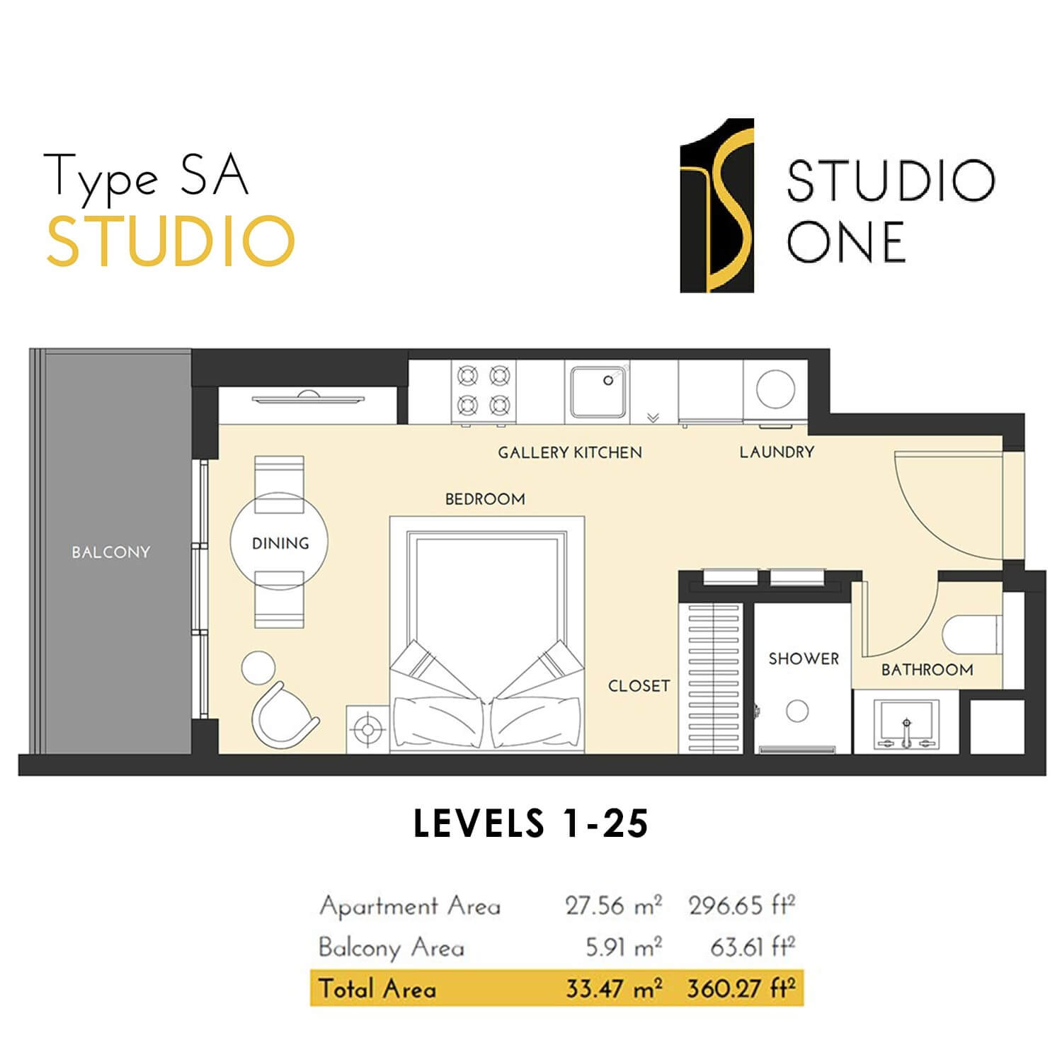 Select Studio One Apartments Tower Marina Gate Dubai UAE