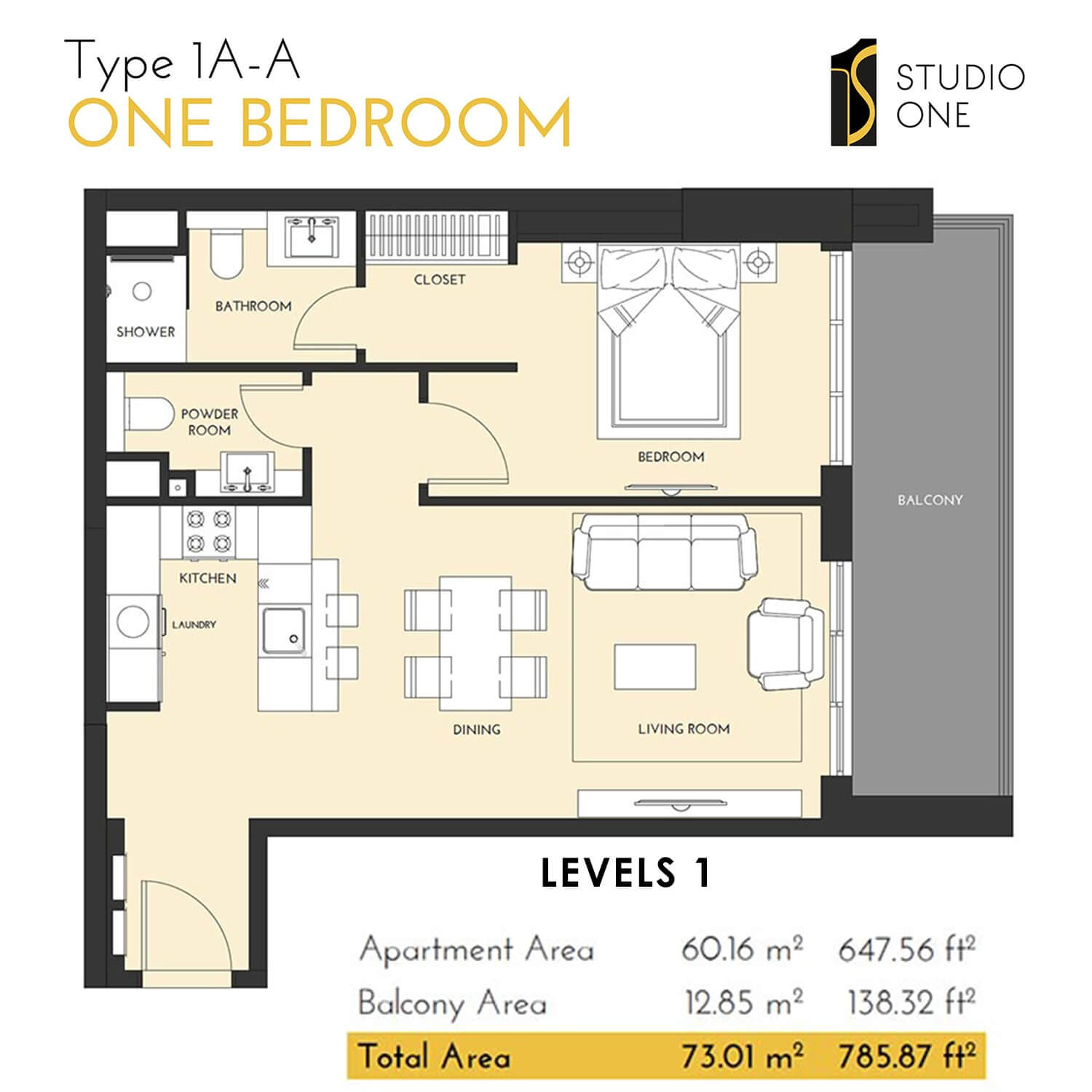 Select Studio One Apartments Tower Marina Gate Dubai UAE