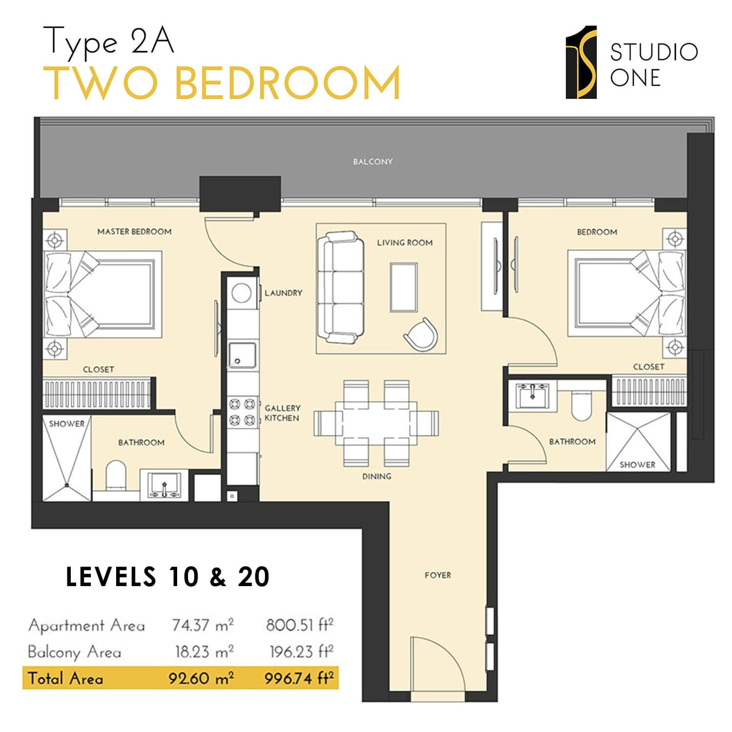 Select Studio One Apartments Tower Marina Gate Dubai UAE